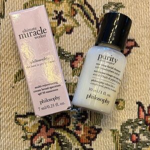 NWT Philosophy Ultimate Miracle Worker and Purity Cleanser Set